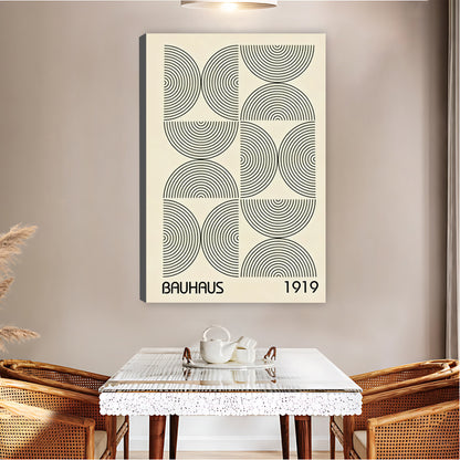 Bauhaus 1919 Geometric Pattern Wall Art Print| Liberty Signs #L1515