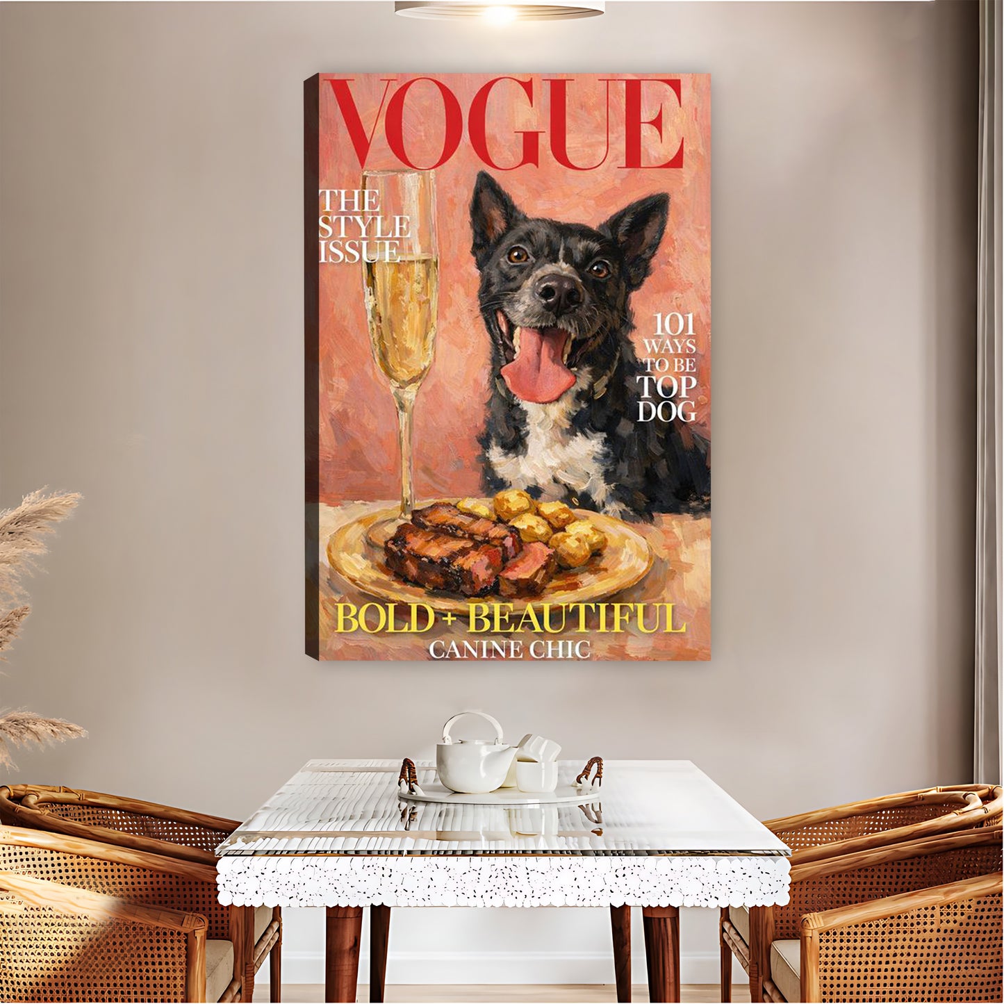 101 Ways to Be a Good Dog Funny Art Print| Liberty Signs #L1530