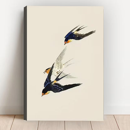 Flying Swallows Minimalist Wall Art Print| Liberty Signs #L1623