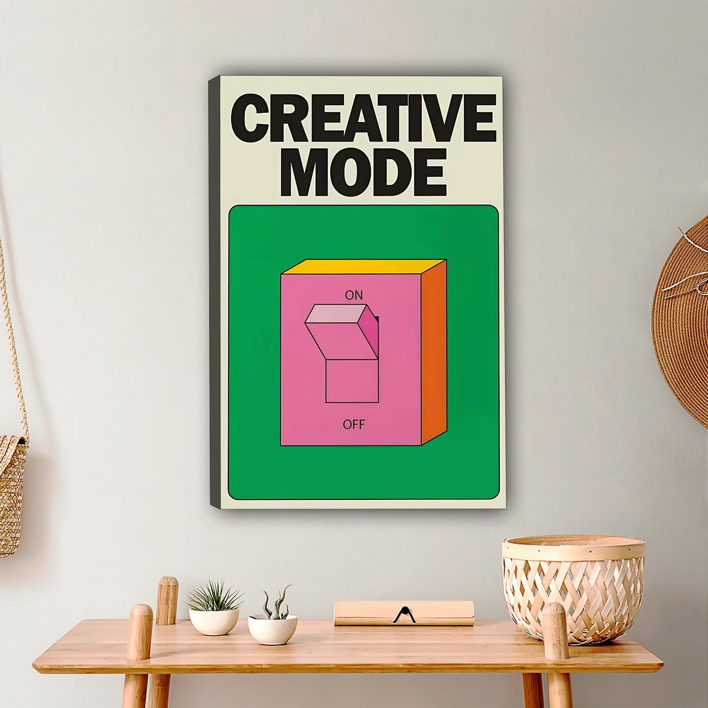 Creative Mode Modern Geometric Art Print|Liberty Signs #L389