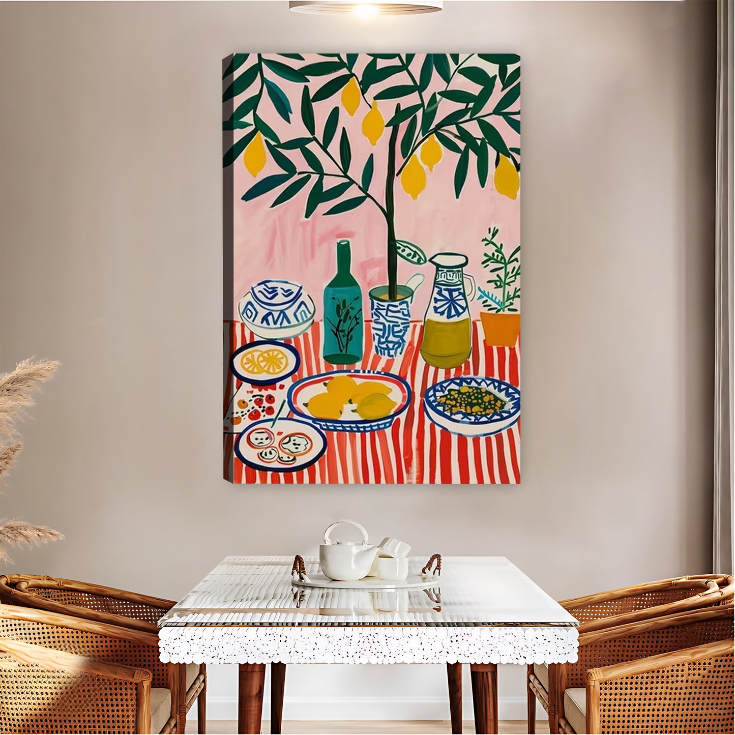 Mediterranean Lemon Tree Still Life Wall Art| Liberty Signs #L1550