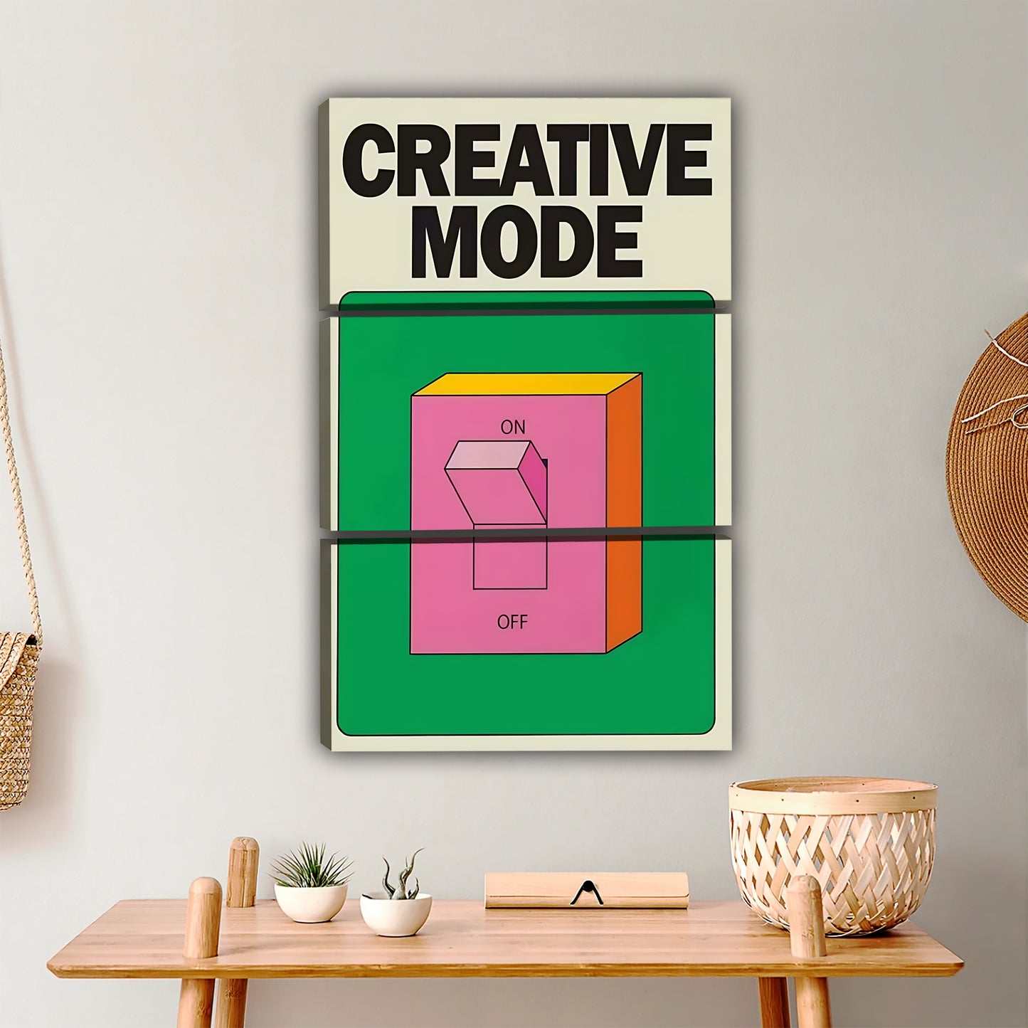 Creative Mode Modern Geometric Art Print|Liberty Signs #L389