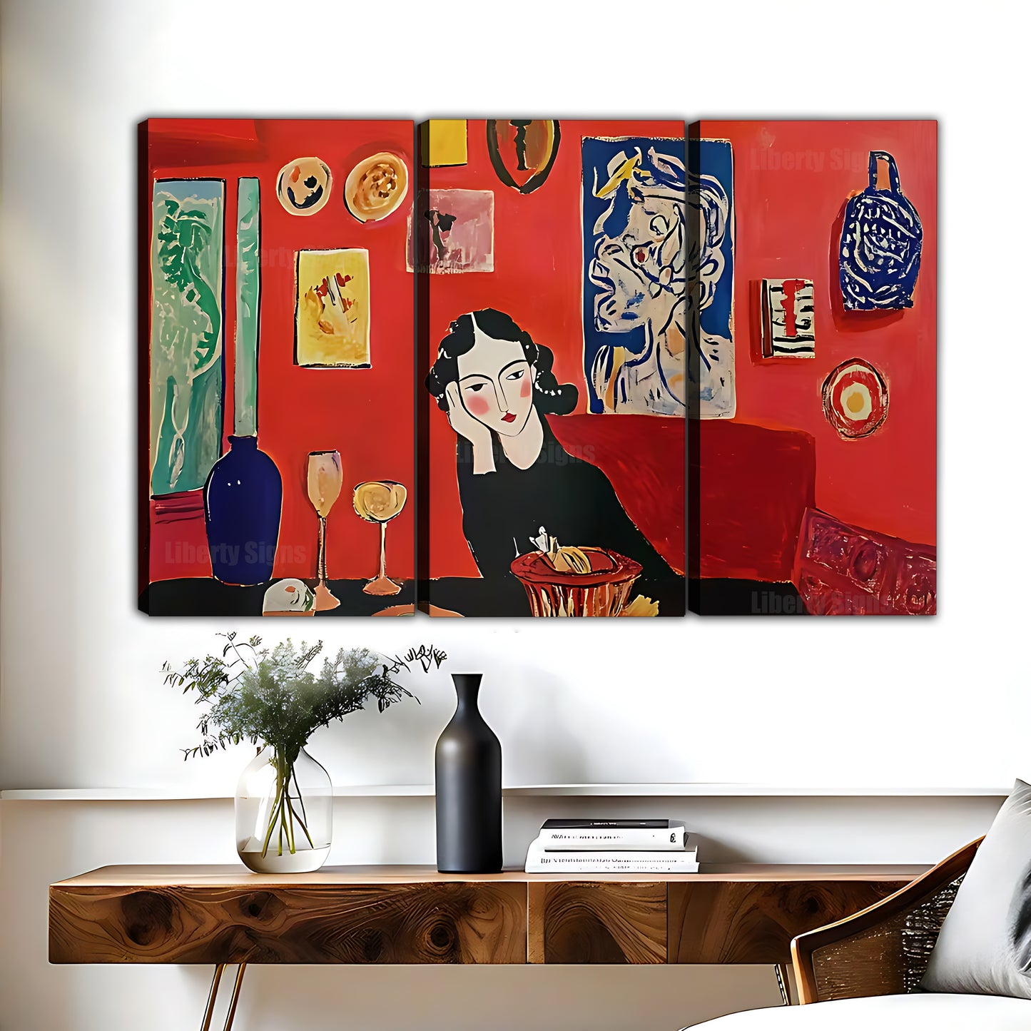 Matisse Style Modern Interior Art|Liberty Signs #L532