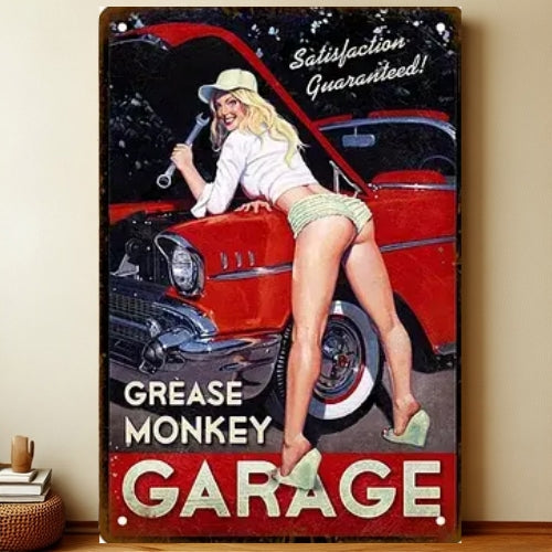 8x12 Classic Car Metal Sign – Vintage Tin Wall Art for Auto Fans & Garages | Liberty Signs #4205