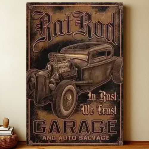 8x12 Classic Car Metal Sign – Vintage Tin Wall Art for Auto Fans & Garages | Liberty Signs #4234