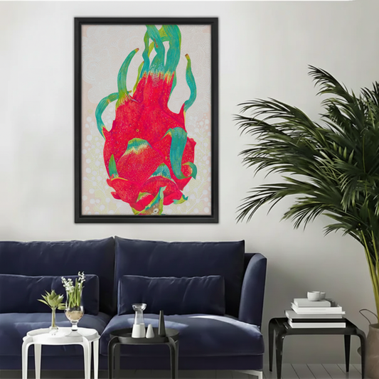 Dragon Fruit Wall Art — Vibrant Tropical Botanical Print| Liberty Signs#L941