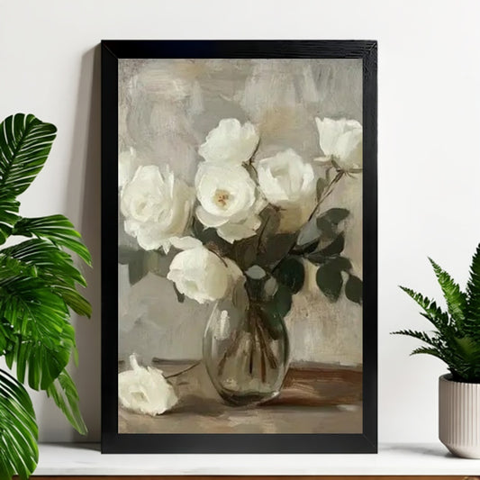 12x18 Wildflower Framed Art Print – Rustic Botanical Wall Decor for Entryway or Bedroom | Liberty Signs #M2061