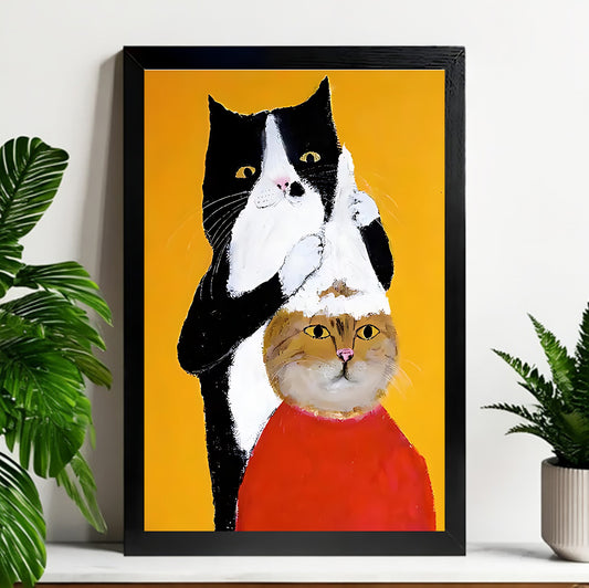 Neutral Abstract Framed Wall Art – Minimalist Line Art for Office or Studio | Liberty Signs#M3278
