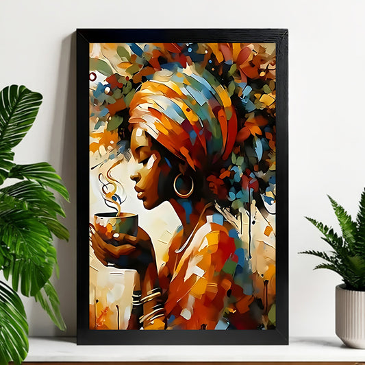12x18 Neutral Abstract Framed Wall Art – Minimalist Line Art for Office or Studio | Liberty Signs#M3146