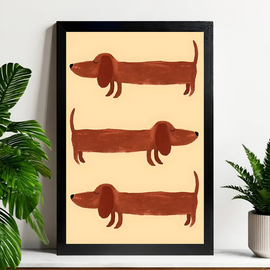 Neutral Abstract Framed Wall Art – Minimalist Line Art for Office or Studio | Liberty Signs#M3260