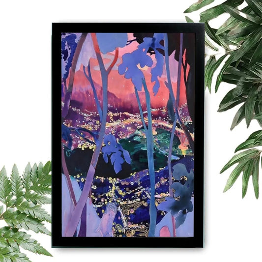 12x18  Beige Boho Framed Wall Art – Neutral Decorative Print for Bedroom or Gallery | Liberty Signs #M2004