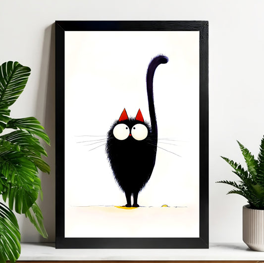 Neutral Abstract Framed Wall Art – Minimalist Line Art for Office or Studio | Liberty Signs#M3406