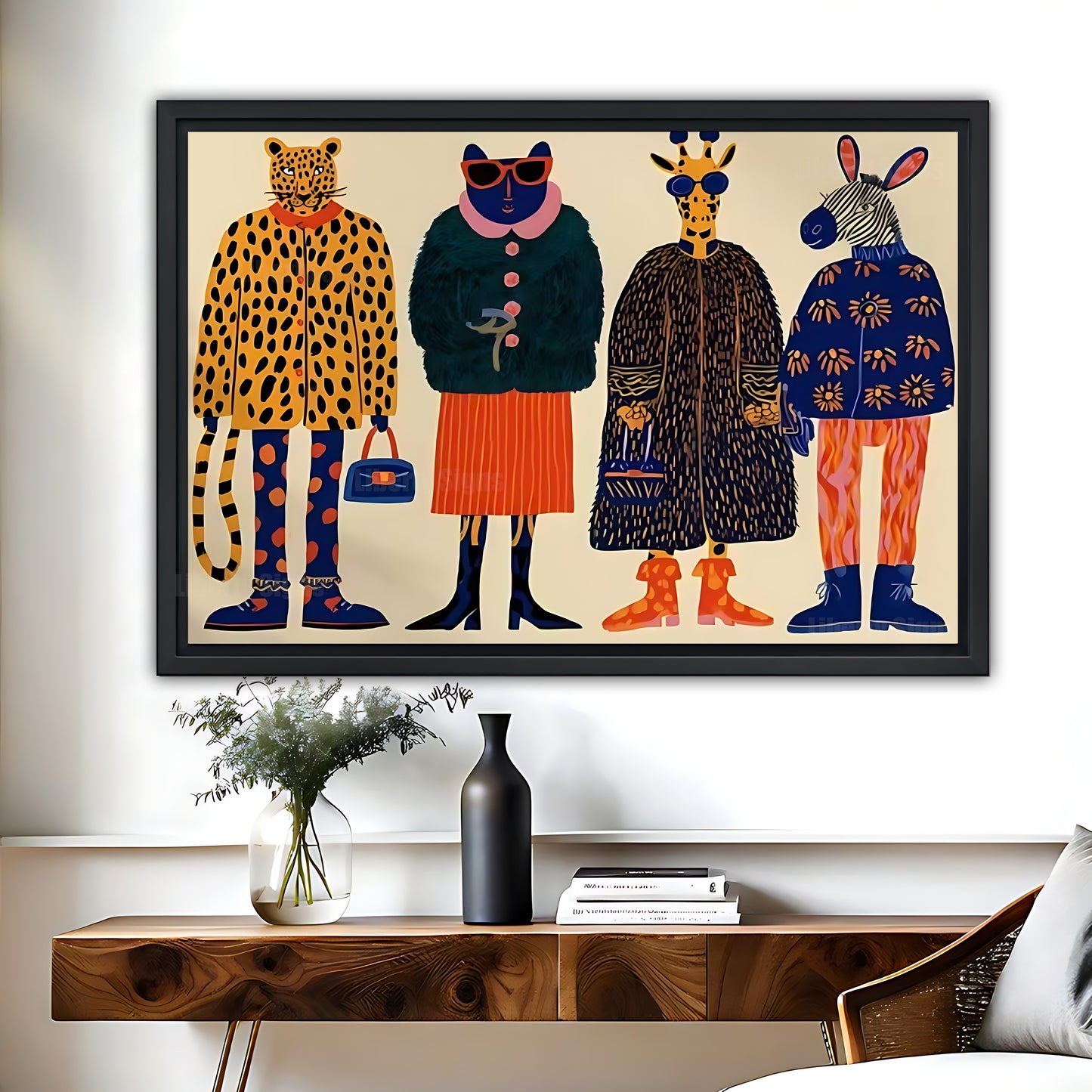 Fashion Animal Crew Wall Art|Liberty Signs #L533