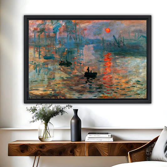 Claude Monet Impression Sunrise Art Print|Liberty Signs #L626