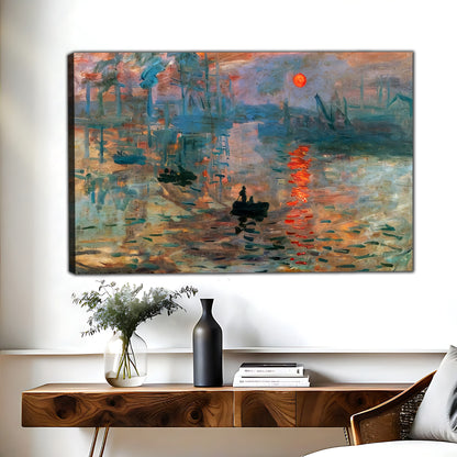 Claude Monet Impression Sunrise Art Print|Liberty Signs #L626