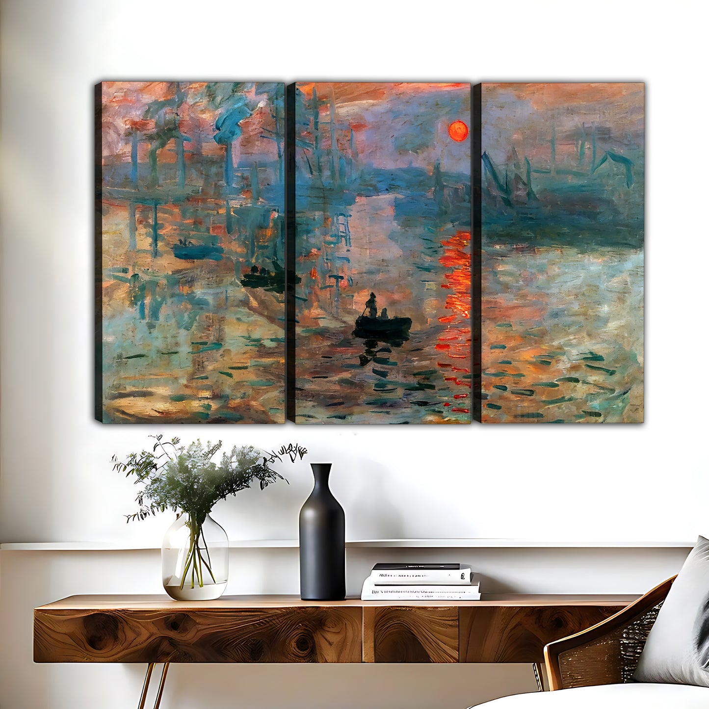 Claude Monet Impression Sunrise Art Print|Liberty Signs #L626