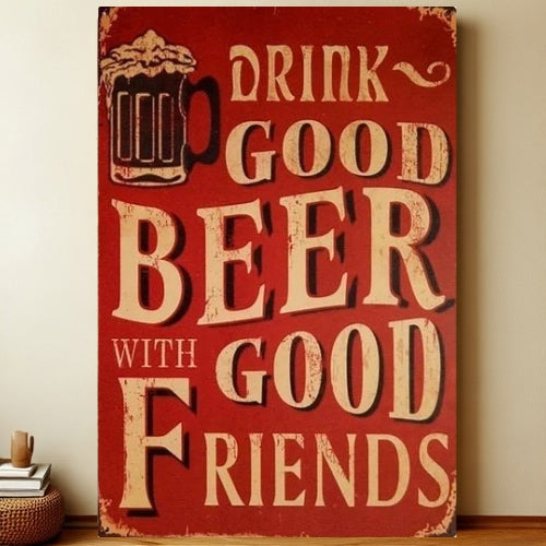 8x12 Funny Bar Metal Sign – Tin Wall Art for Home Bars & Man Caves | Liberty Signs #5211