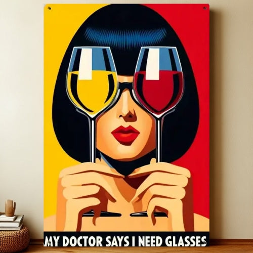 8x12 Funny Bar Metal Sign – Tin Wall Art for Home Bars & Man Caves | Liberty Signs #5229