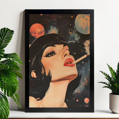 Neutral Abstract Framed Wall Art – Minimalist Line Art for Office or Studio | Liberty Signs#M3252