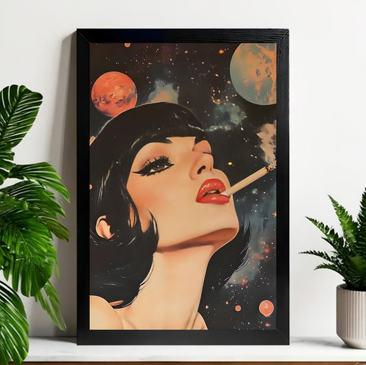Neutral Abstract Framed Wall Art – Minimalist Line Art for Office or Studio | Liberty Signs#M3252