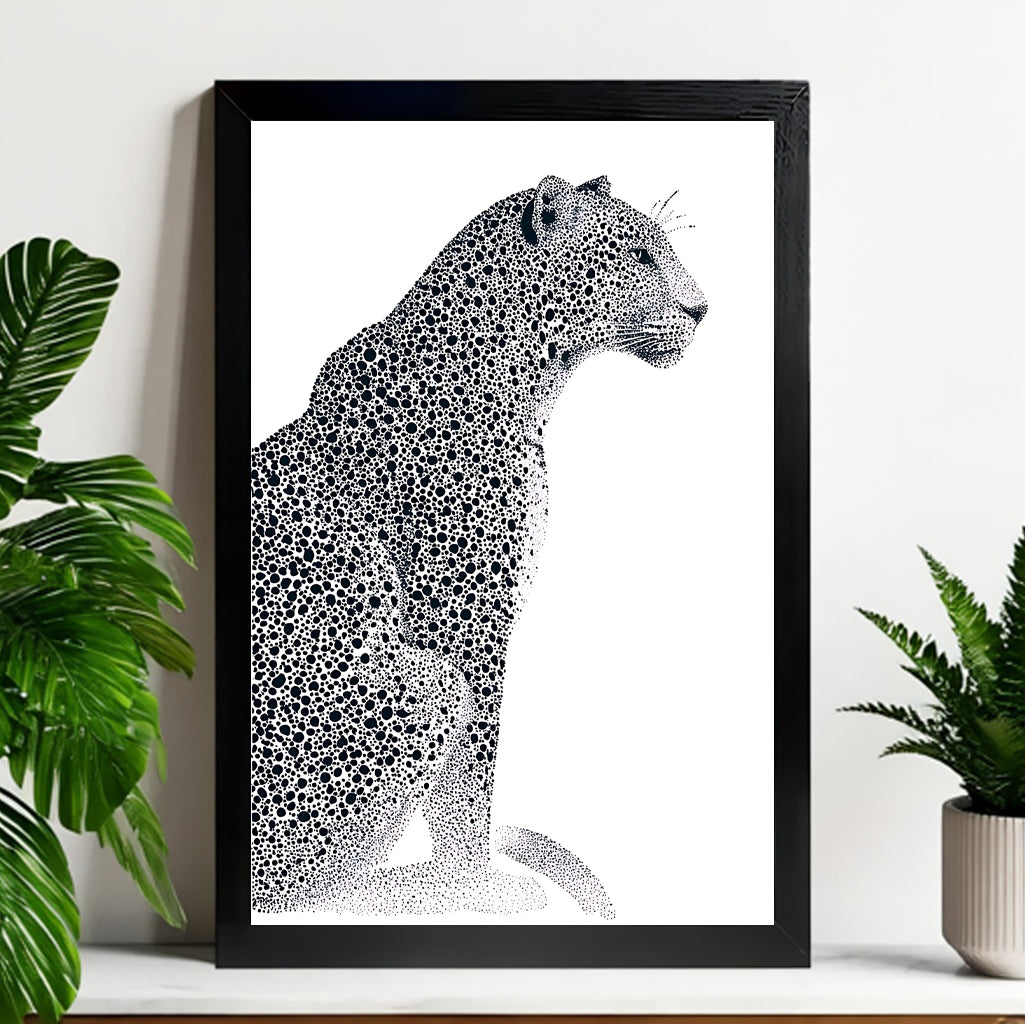 Neutral Abstract Framed Wall Art – Minimalist Line Art for Office or Studio | Liberty Signs#M3270