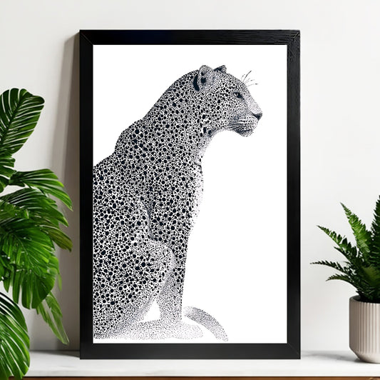 Neutral Abstract Framed Wall Art – Minimalist Line Art for Office or Studio | Liberty Signs#M3270