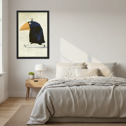 Charming Blackbird Wall Art - Whimsical Bird Print for Modern Homes|Liberty Signs #L631