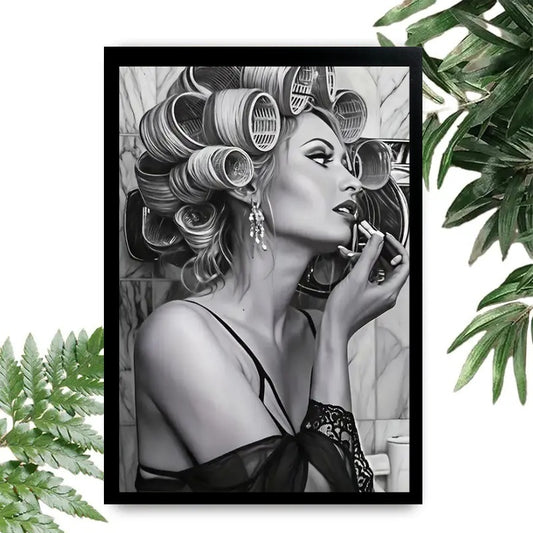 12x18 Beige Boho Framed Wall Art – Neutral Decorative Print for Bedroom or Gallery | Liberty Signs #M20038