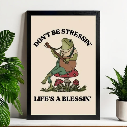 12x18 Beige Boho Framed Wall Art – Neutral Decorative Print for Bedroom or Gallery | Liberty Signs #M20042