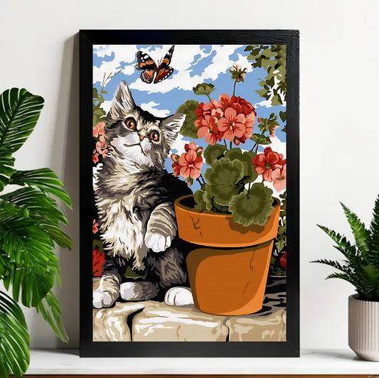 12x18 Wildflower Framed Art Print – Rustic Botanical Wall Decor for Entryway or Bedroom | Liberty Signs #M2065