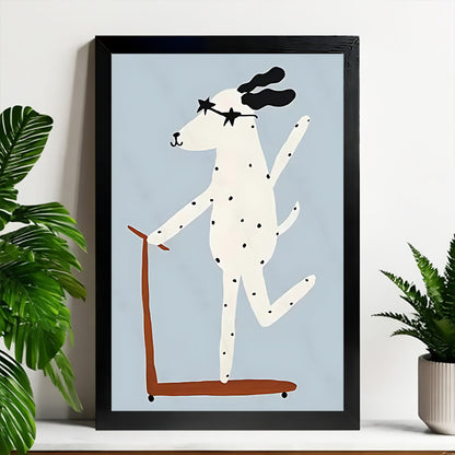 Neutral Abstract Framed Wall Art – Minimalist Line Art for Office or Studio | Liberty Signs#M3416