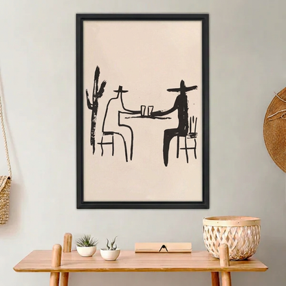 Cowboy Toast Canvas Wall Art L6252