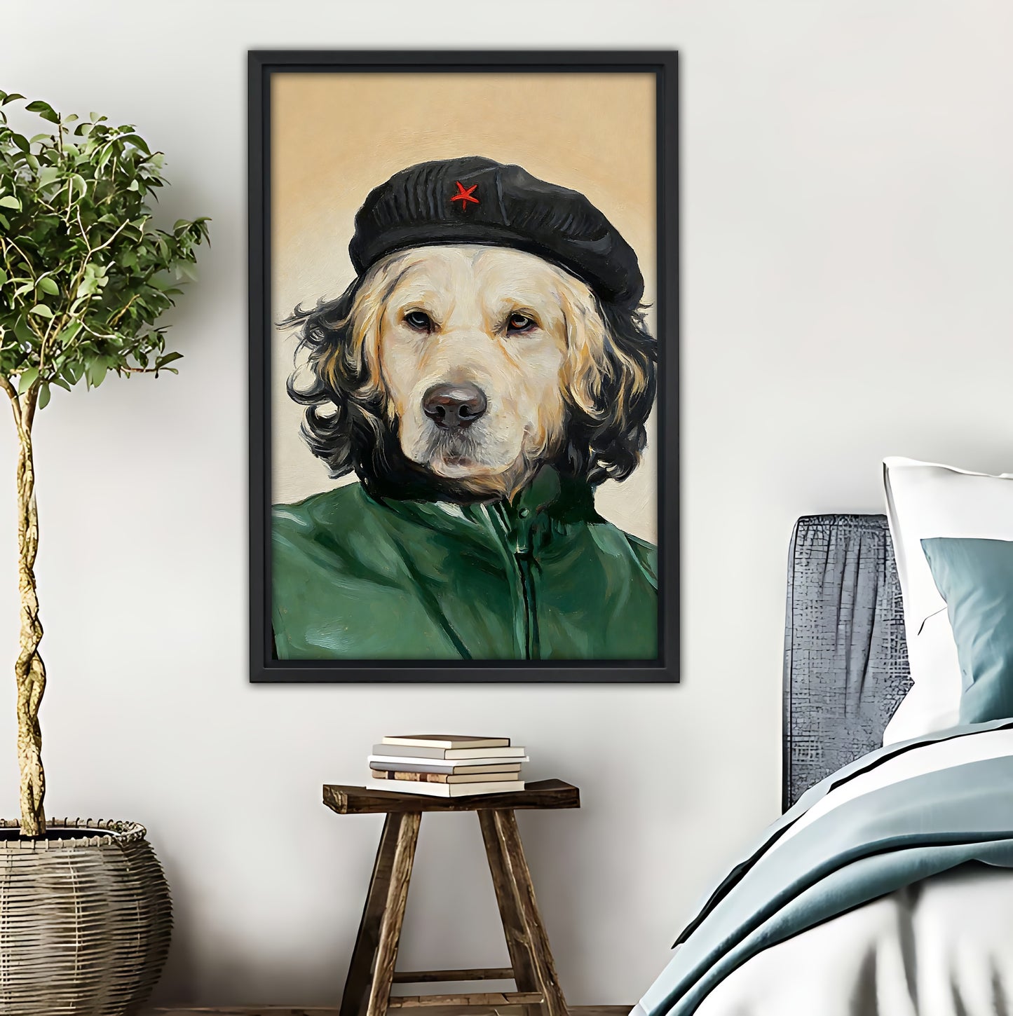Revolutionary Dog Portrait Wall Art | Iconic Pet Pop Art|Liberty Signs #L570