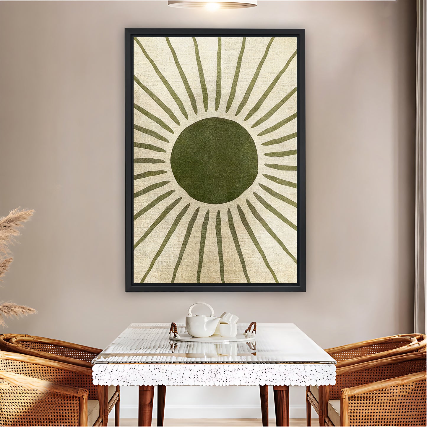 Minimalist Sunburst Geometric Wall Art| Liberty Signs #L1517