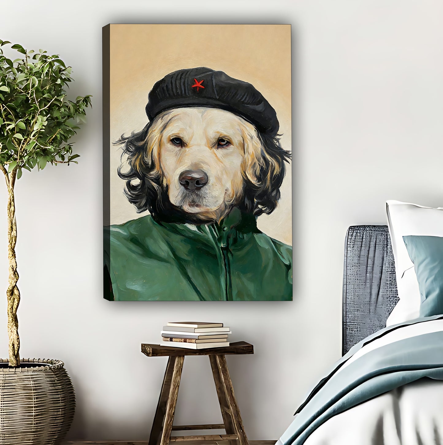 Revolutionary Dog Portrait Wall Art | Iconic Pet Pop Art|Liberty Signs #L570