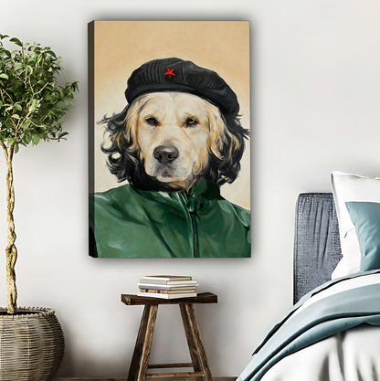 Revolutionary Dog Portrait Wall Art | Iconic Pet Pop Art|Liberty Signs #L570