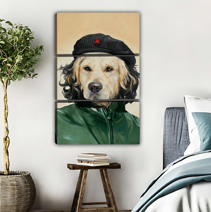 Revolutionary Dog Portrait Wall Art | Iconic Pet Pop Art|Liberty Signs #L570