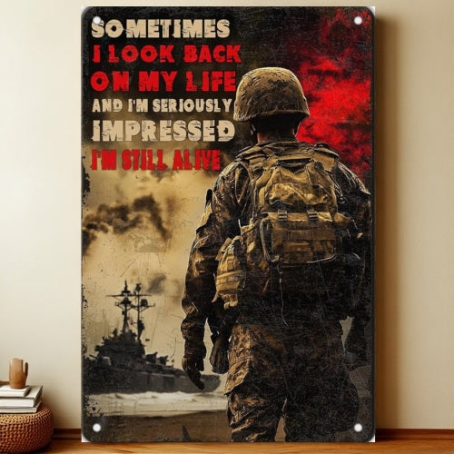 8x12 Patriotic USA Metal Sign – Vintage Wall Art with Flag & Freedom | Liberty Signs #6202