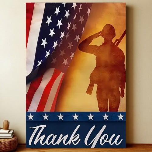 8x12 Patriotic USA Metal Sign – Vintage Wall Art with Flag & Freedom | Liberty Signs #6224