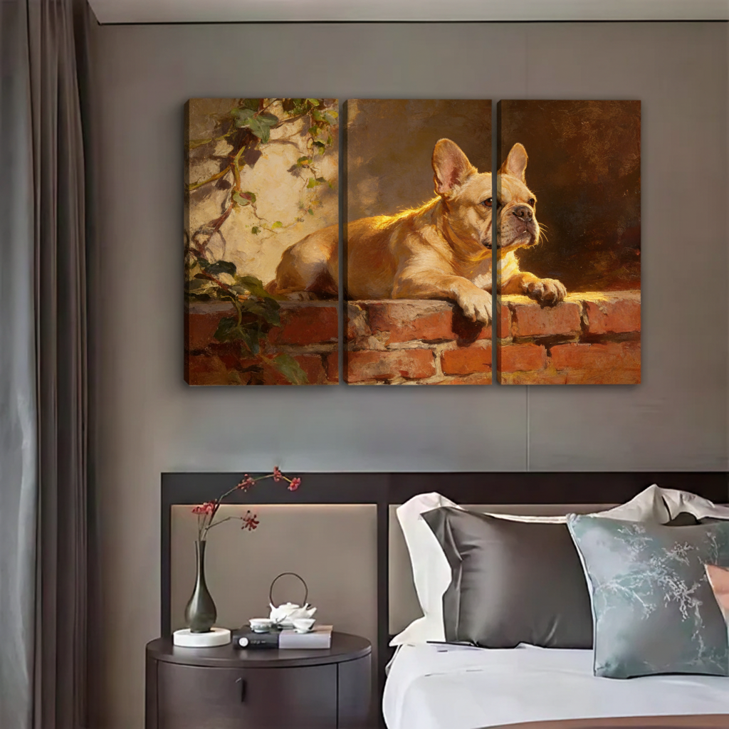 French Bulldog Art Print - Classic Oil Painting Style Wall Decor|Liberty Signs #L492
