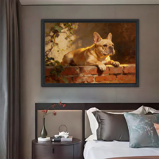 French Bulldog Art Print - Classic Oil Painting Style Wall Decor|Liberty Signs #L492