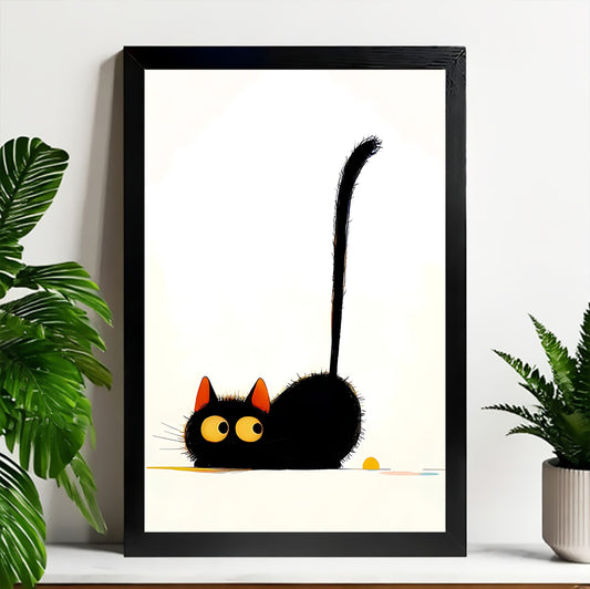 Neutral Abstract Framed Wall Art – Minimalist Line Art for Office or Studio | Liberty Signs#M3411
