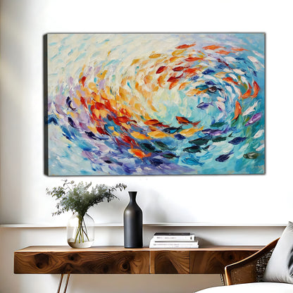 Abstract Ocean Wave Wall Art - Coastal Beach House Decor|Liberty Signs #L624