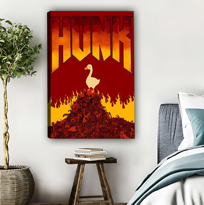 Heavy Metal Honk Goose Poster |Liberty Signs #L365