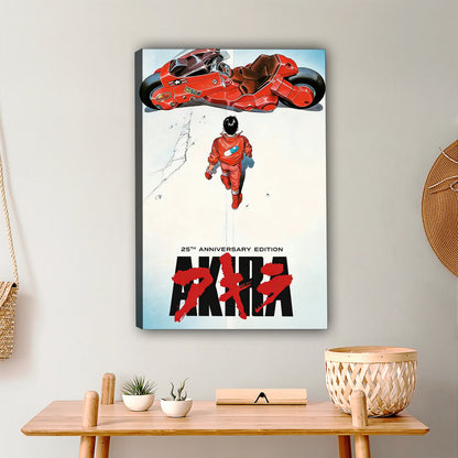 Akira Motorcycle Anime Poster Print - Retro Cyberpunk Wall Decor|Liberty Signs #L442