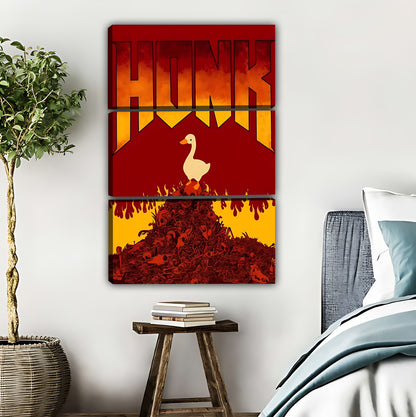 Heavy Metal Honk Goose Poster |Liberty Signs #L365
