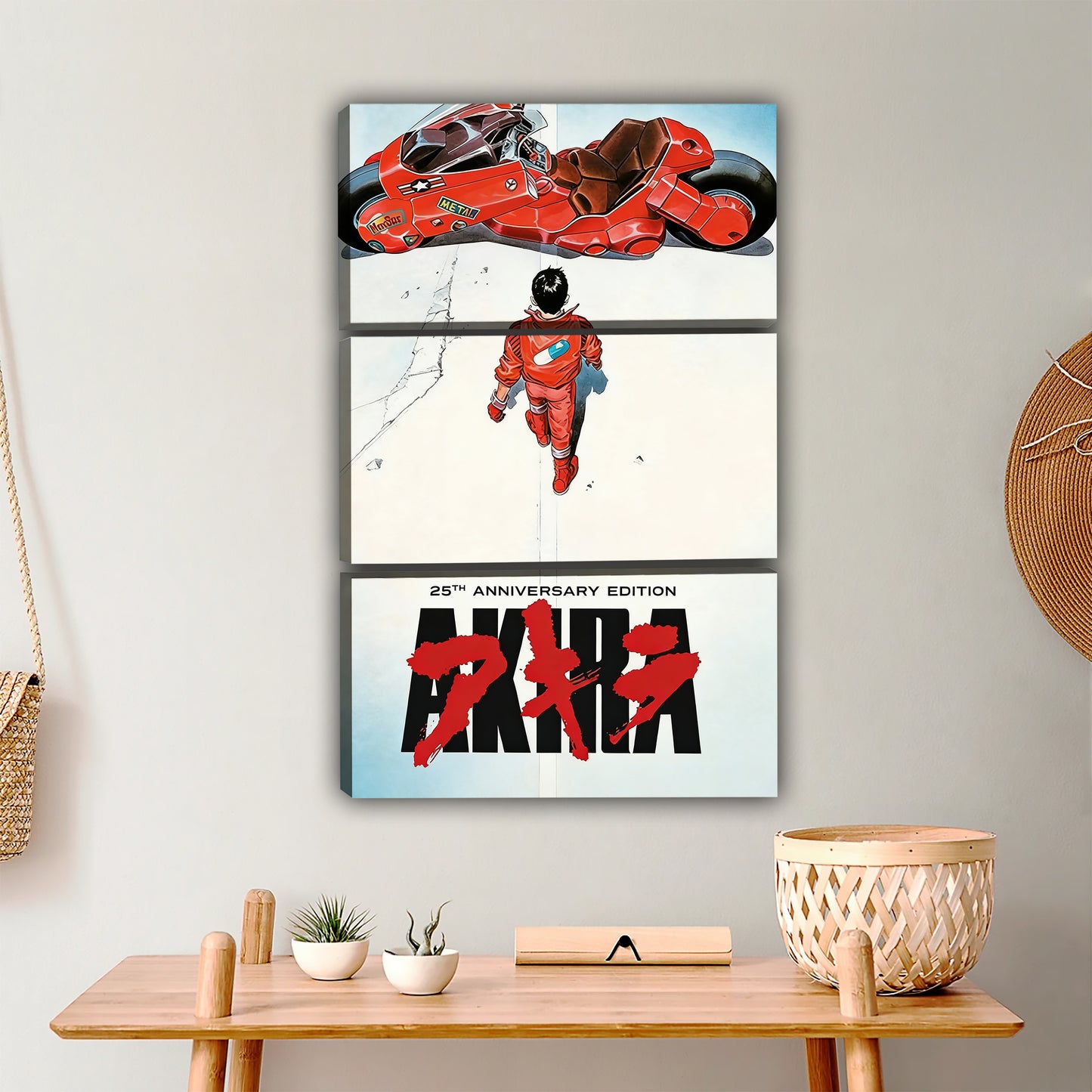 Akira Motorcycle Anime Poster Print - Retro Cyberpunk Wall Decor|Liberty Signs #L442