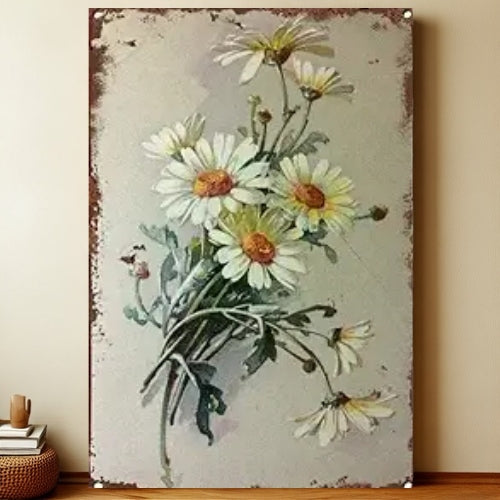 8x12 Farmhouse Metal Sign – Rustic Tin Wall Art with Barn & Animals | Liberty Signs #7229