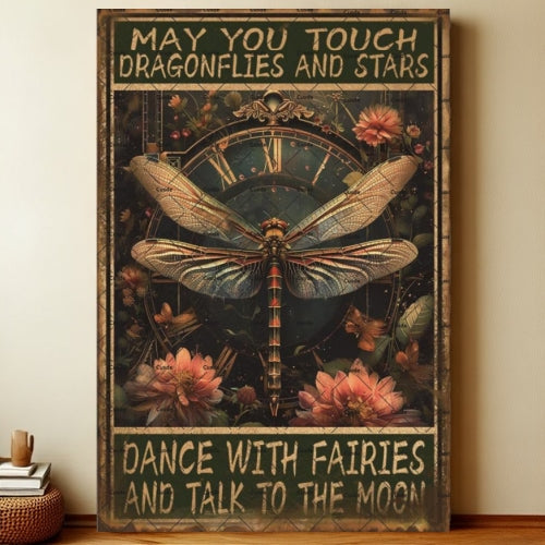 8x12 Farmhouse Metal Sign – Rustic Tin Wall Art with Barn & Animals | Liberty Signs #7236