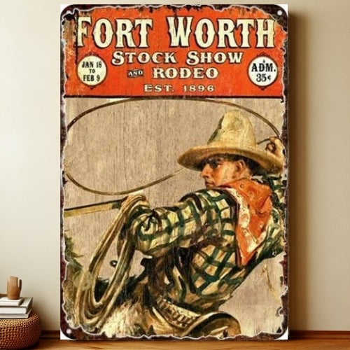 8x12 Farmhouse Metal Sign – Rustic Tin Wall Art with Barn & Animals | Liberty Signs #7245
